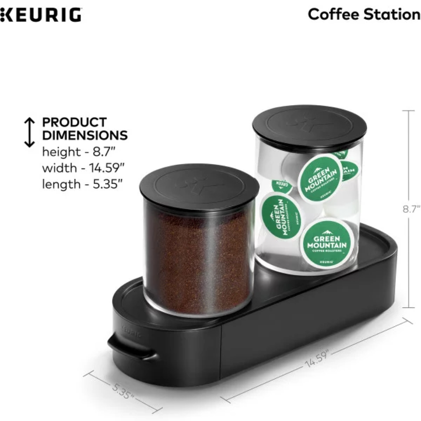 Keurig K-Cup Pod & Ground Coffee Storage Unit - photo 5