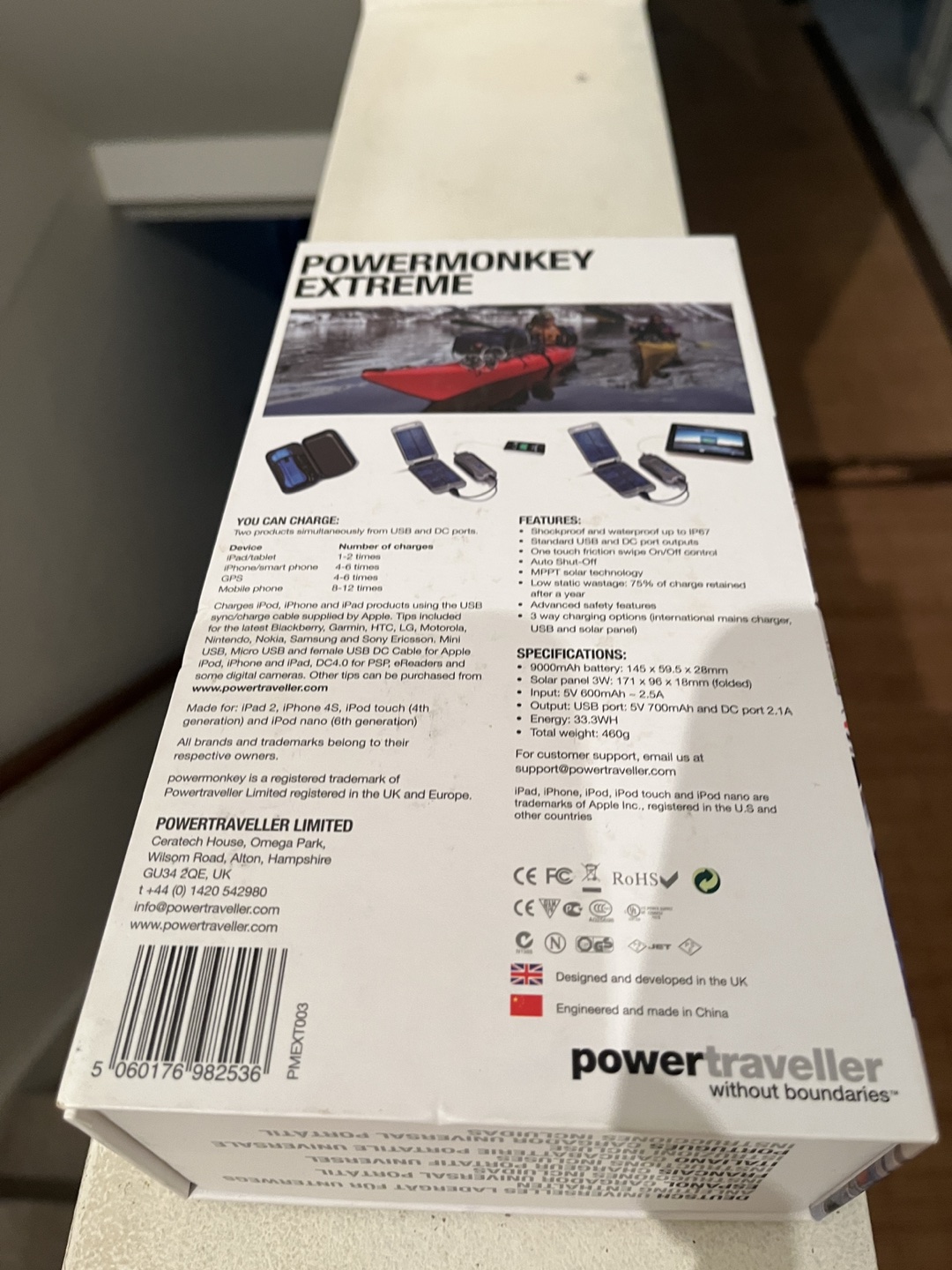 Solar Powered Lithium Battery Charger, Powermonkey Xtreme image indicator(2)