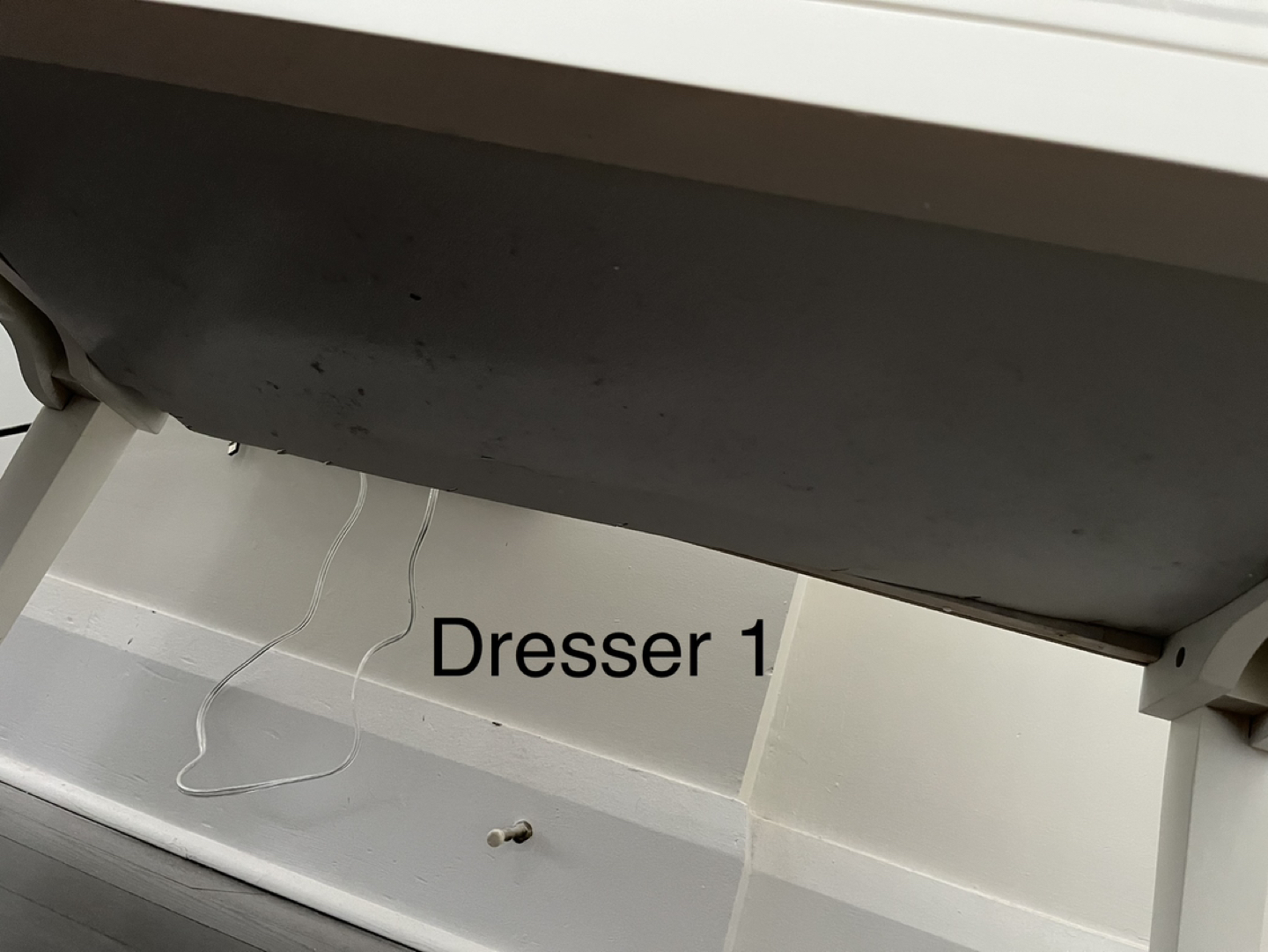 TWO Fabulous sturdy stencilled 2 drawer chest/nightstand image indicator(5)