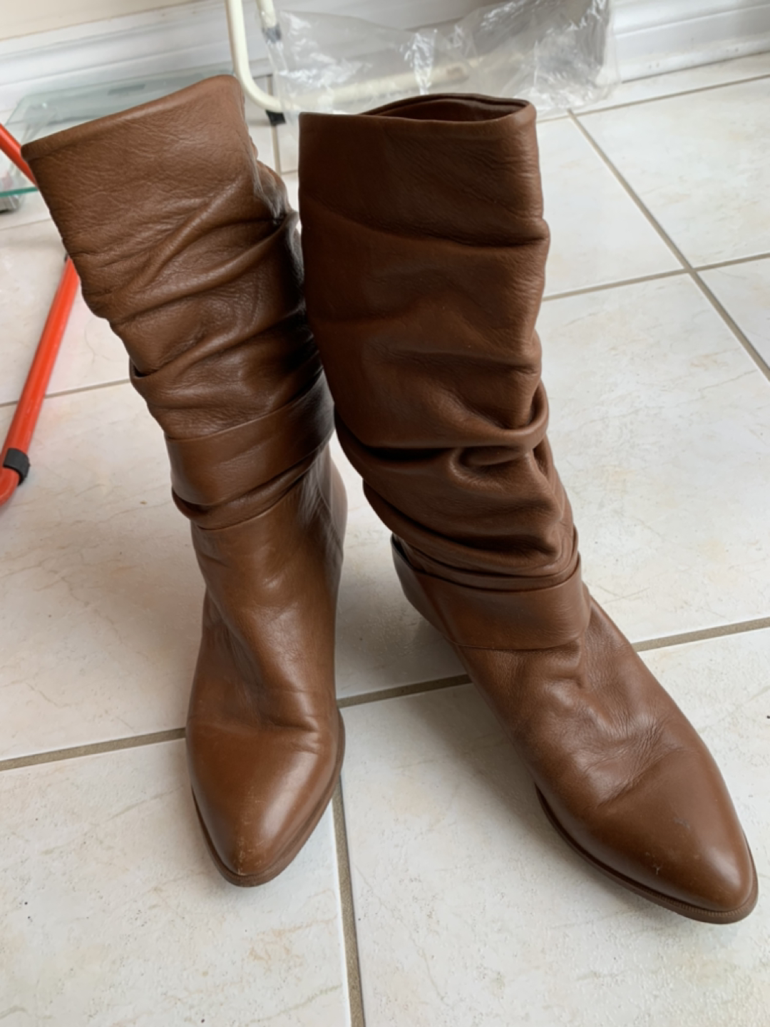 Brand new Italian leather fashion boots thumbnail