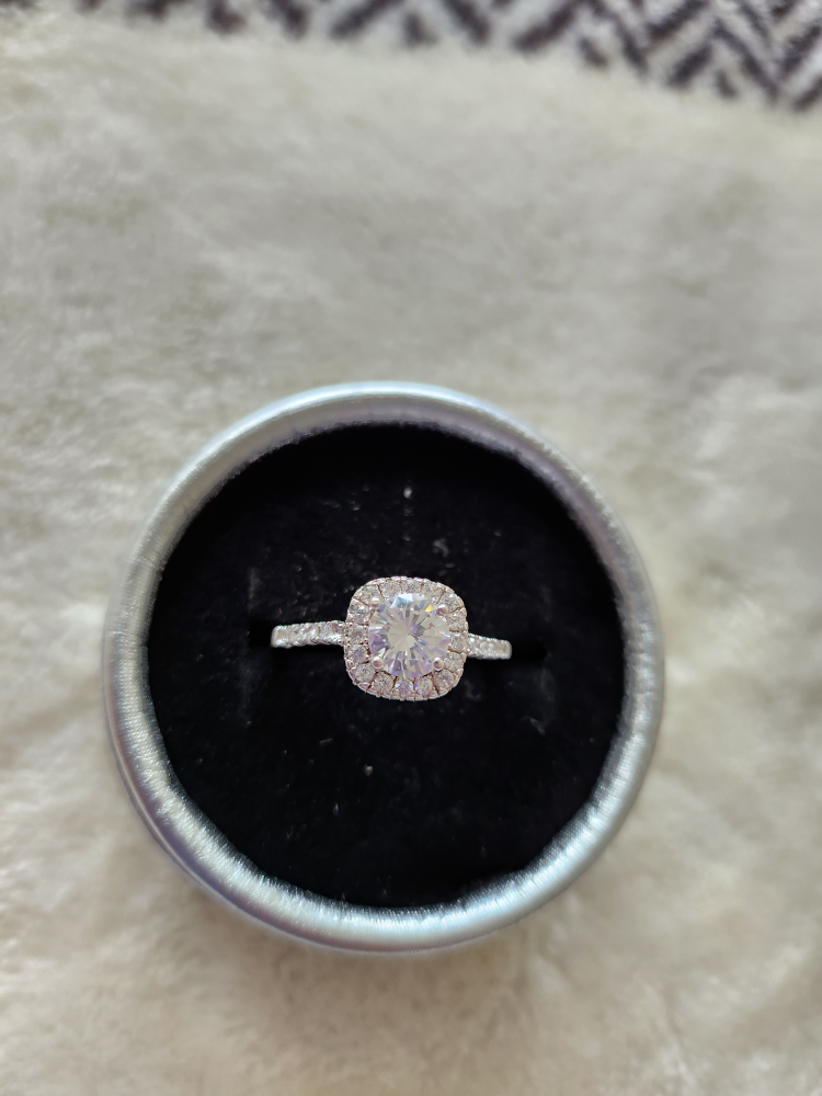Cubic zirconia rings