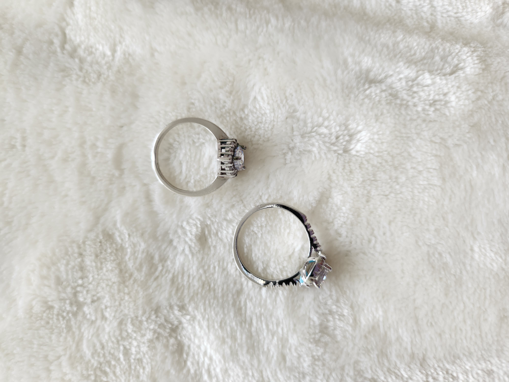 Cubic zirconia rings - photo 3