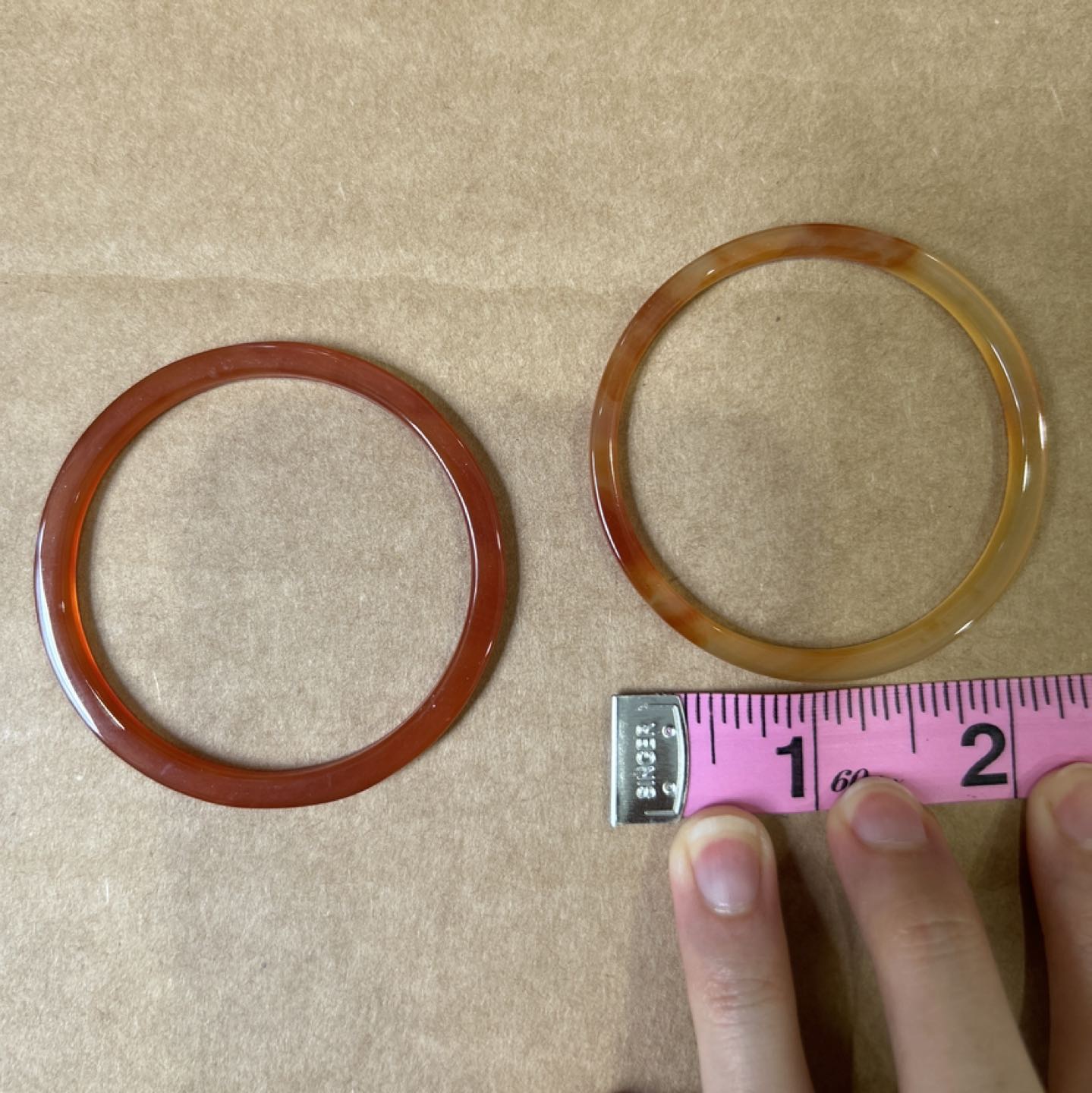 Small stone bangles - kids jewelry