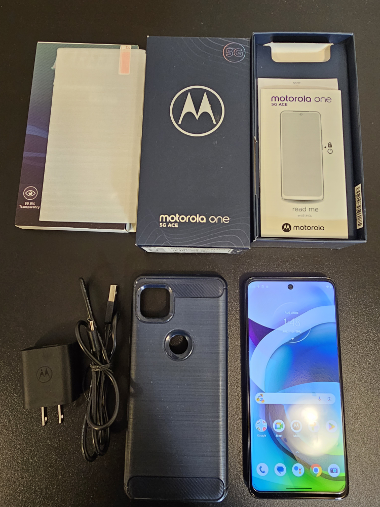 Motorola one 5g ace 6.7inch 128Gb unlocked phone thumbnail
