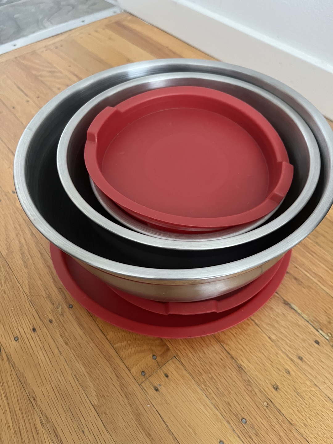 3 sets of mixing bowls with lids thumbnail