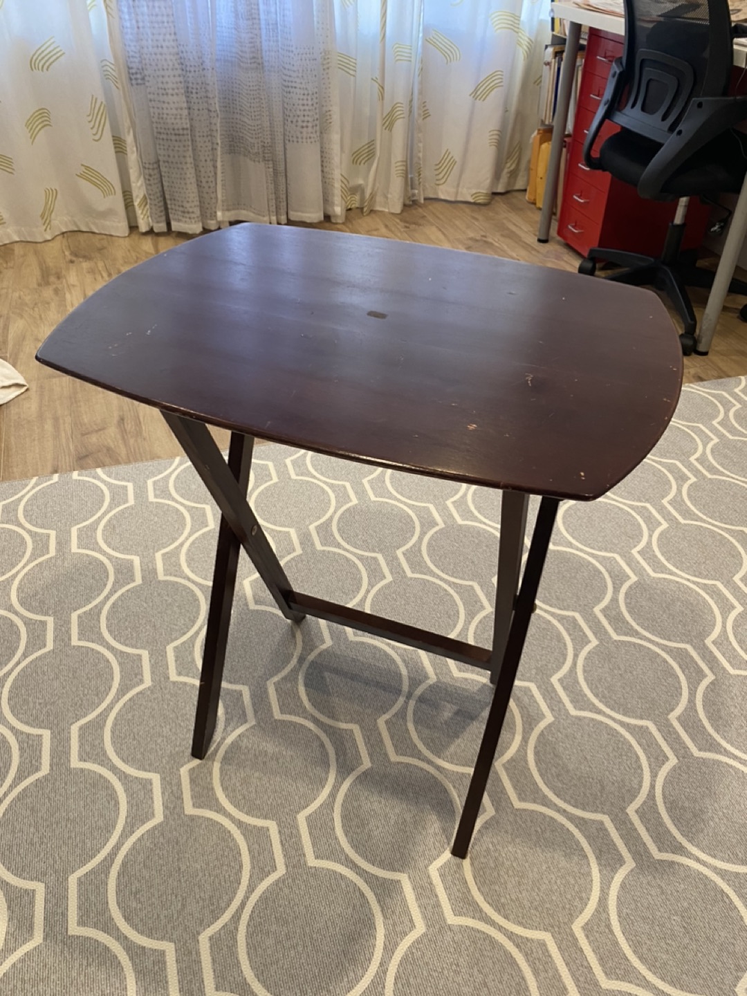 Side table (wooden foldable side table) 💰