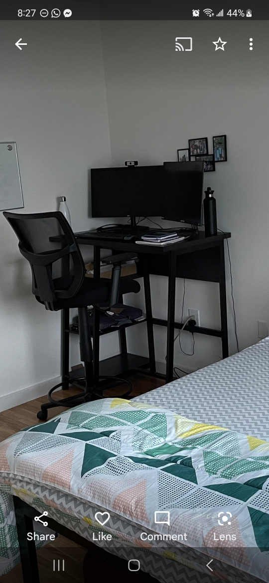 ☀️🌞Aesthetic standing desk with complimentary office chair