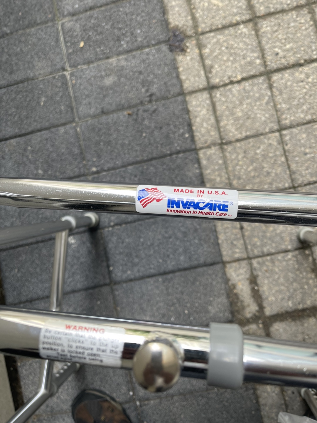 Folding walker image indicator(5)