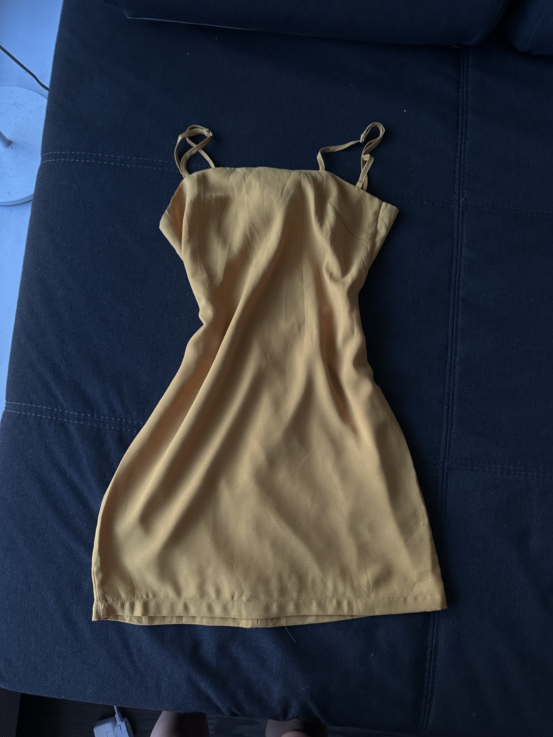 Lulu's Mustard Yellow Dress