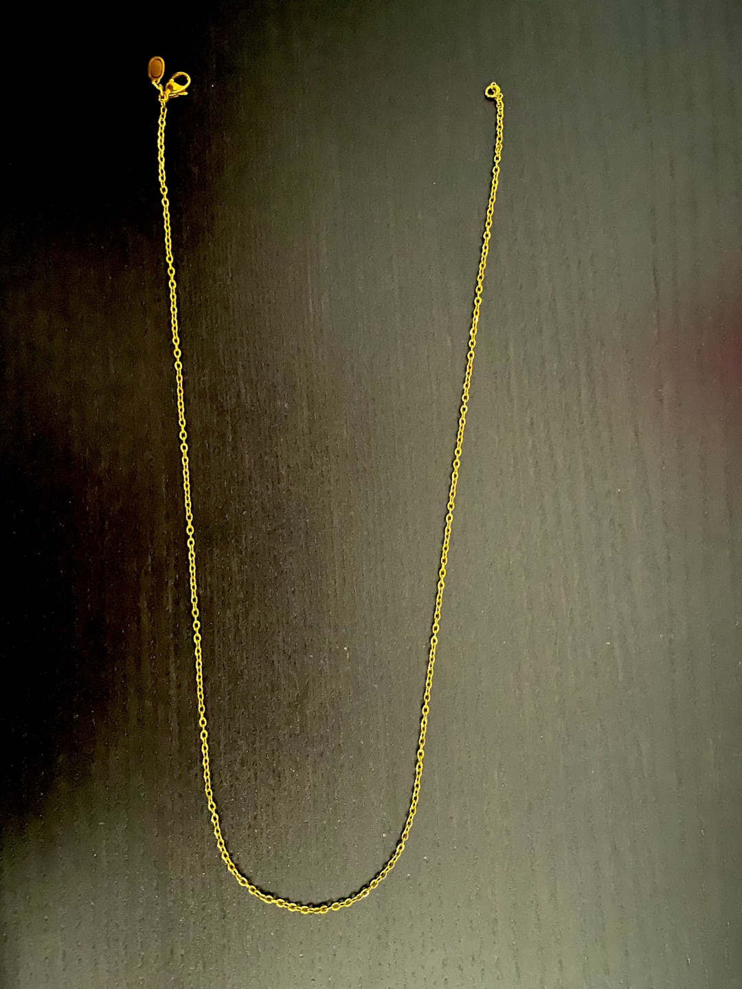 Real gold thin chain 14k thumbnail