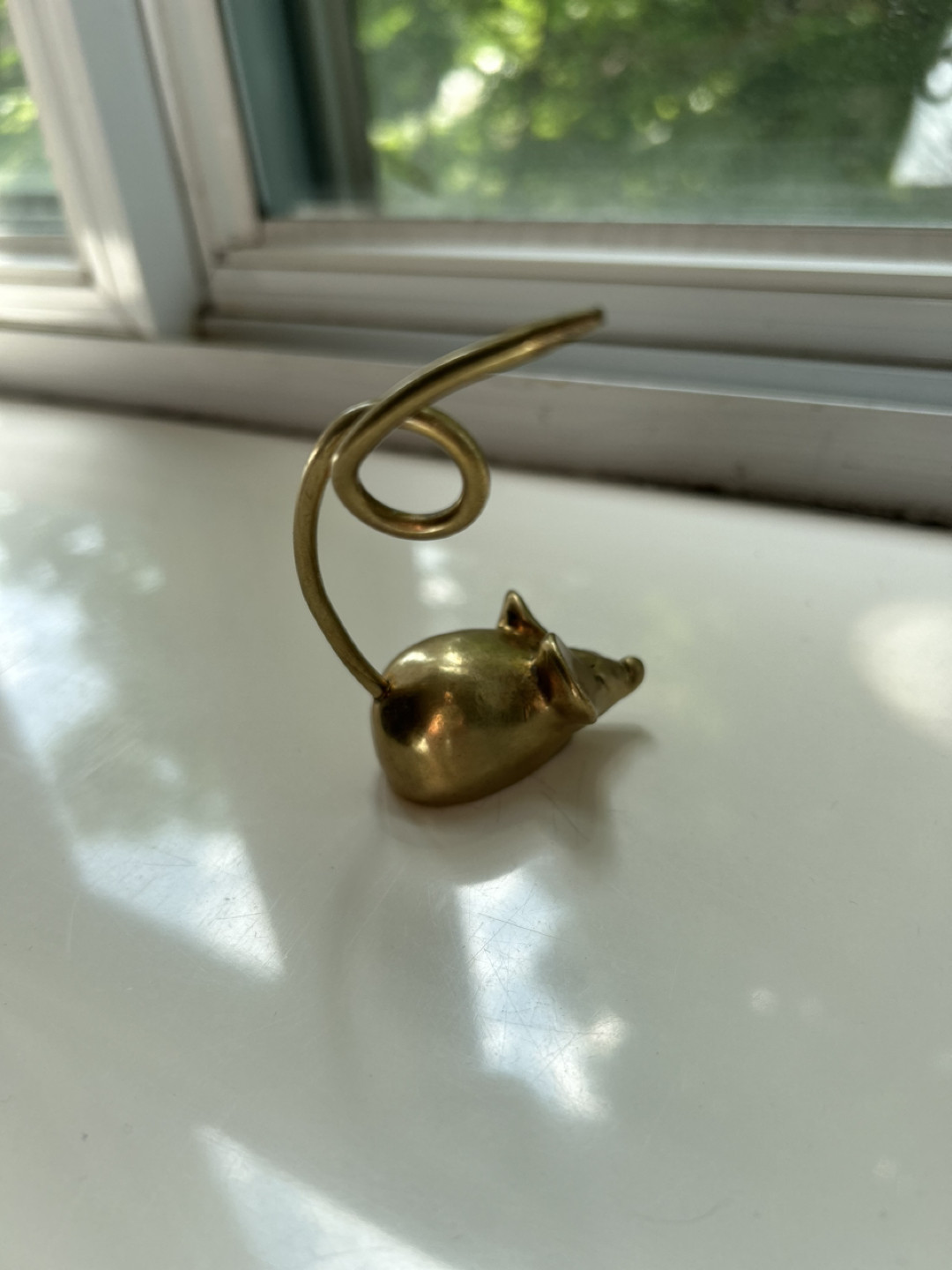 Brass mouse (Note/Jewllery holder) - photo 2