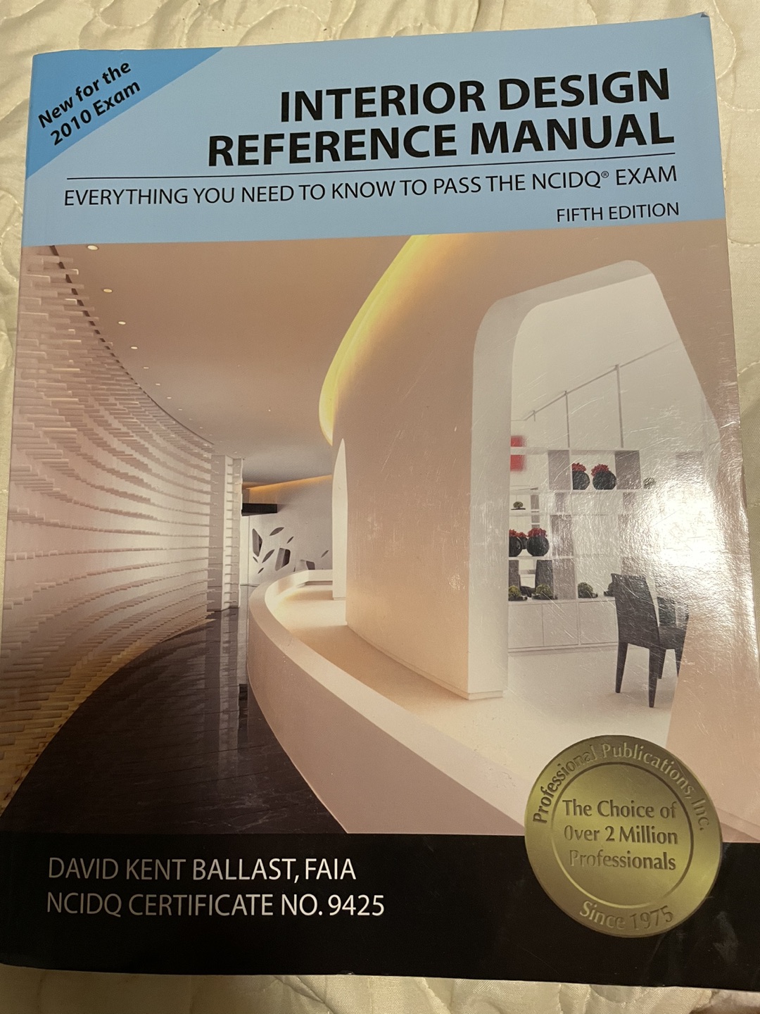Interior design reference manual book