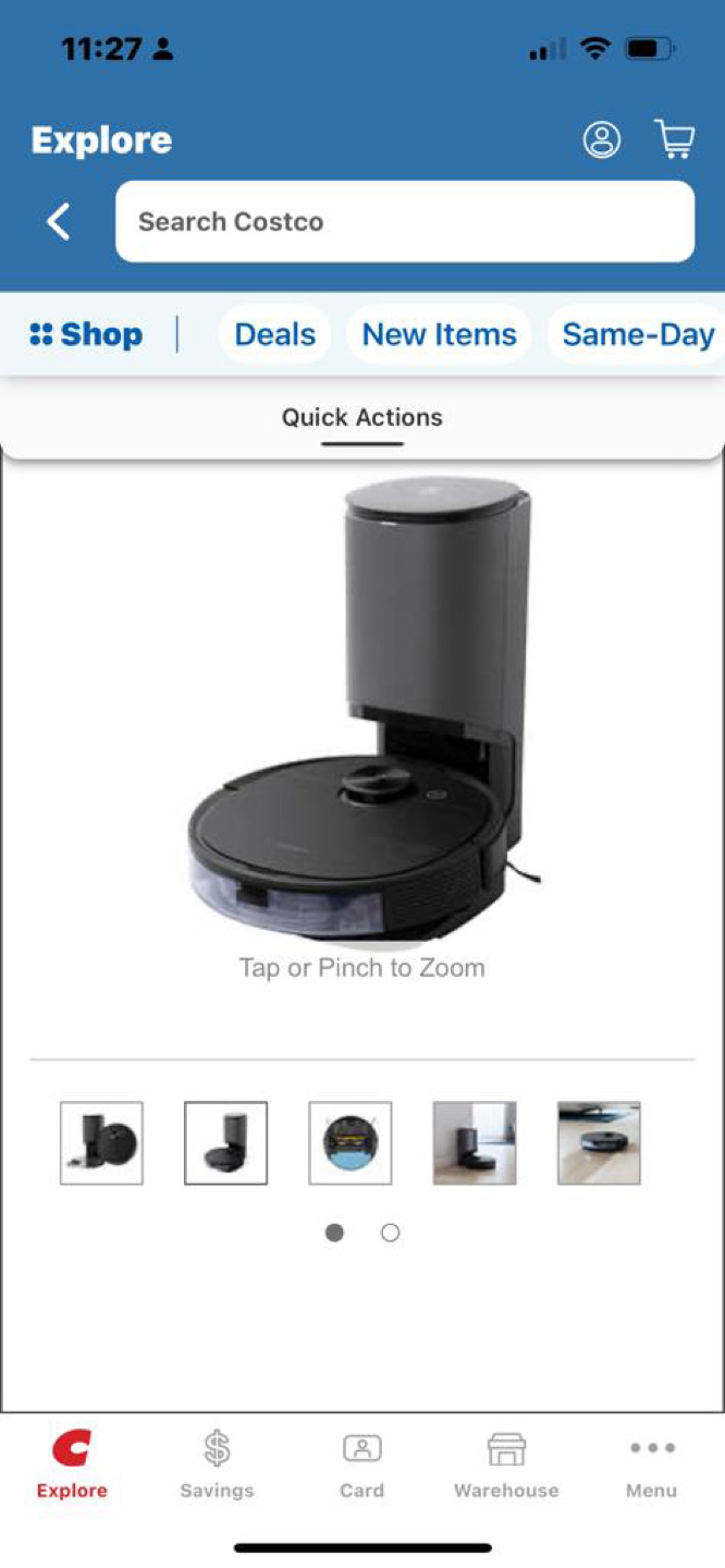 Deebot vacuum, mop robot - photo 2