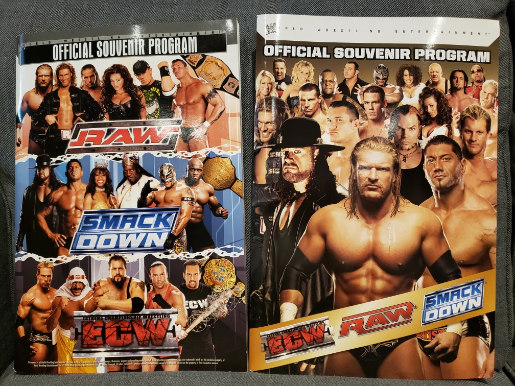 WWE & TNA Program Booklets (Used)