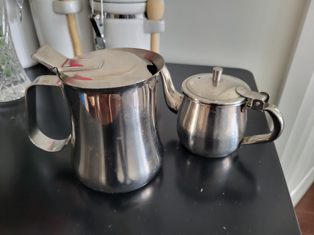 Stainless Steel Coffee and Milk Server thumbnail