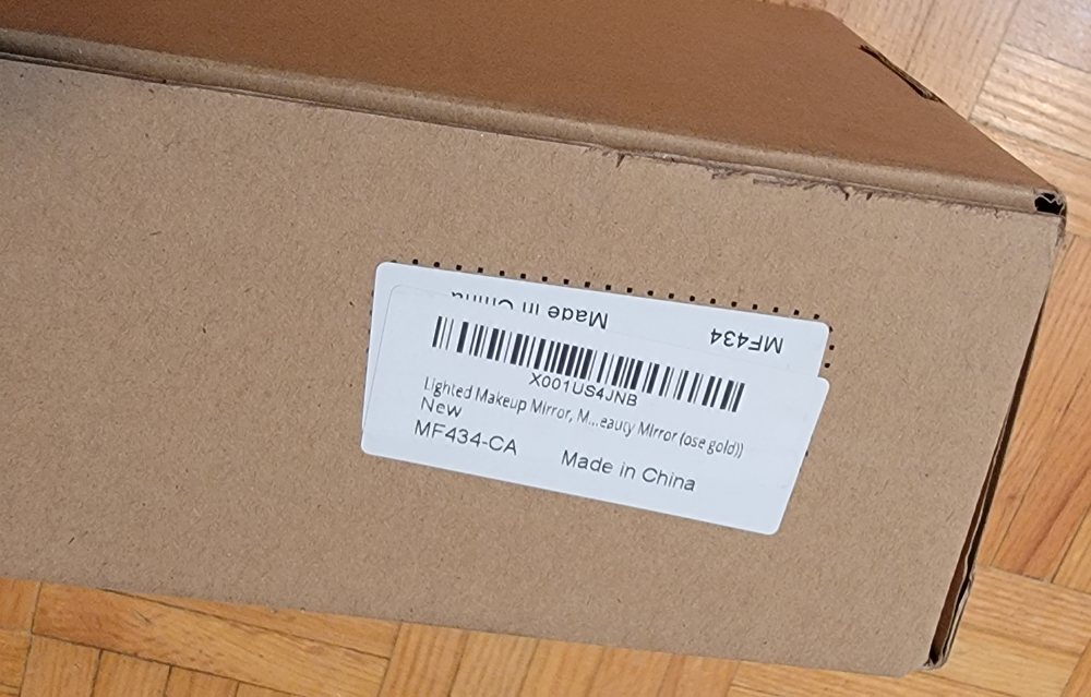 Magicfly LED Lighted Makeup Mirror Tri Fold image indicator(7)