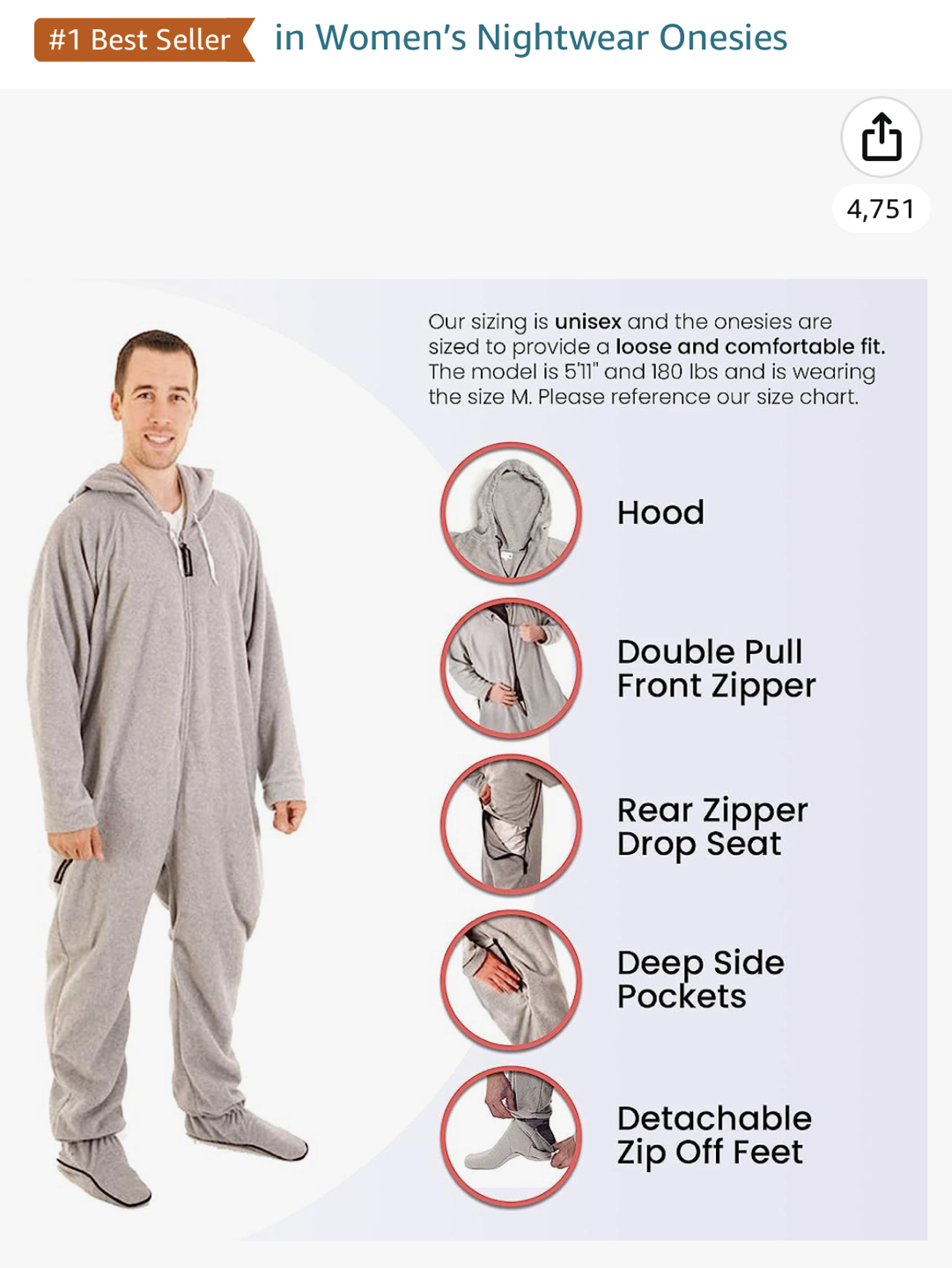Cute Duckie Adult Onesie Pajama image indicator(4)