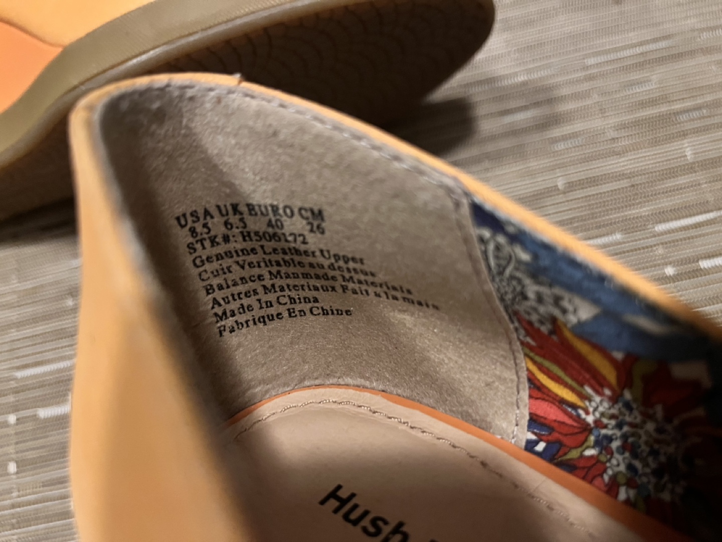 New Hush Puppies Leather Wedge Shoes - Size 8.6 image indicator(4)