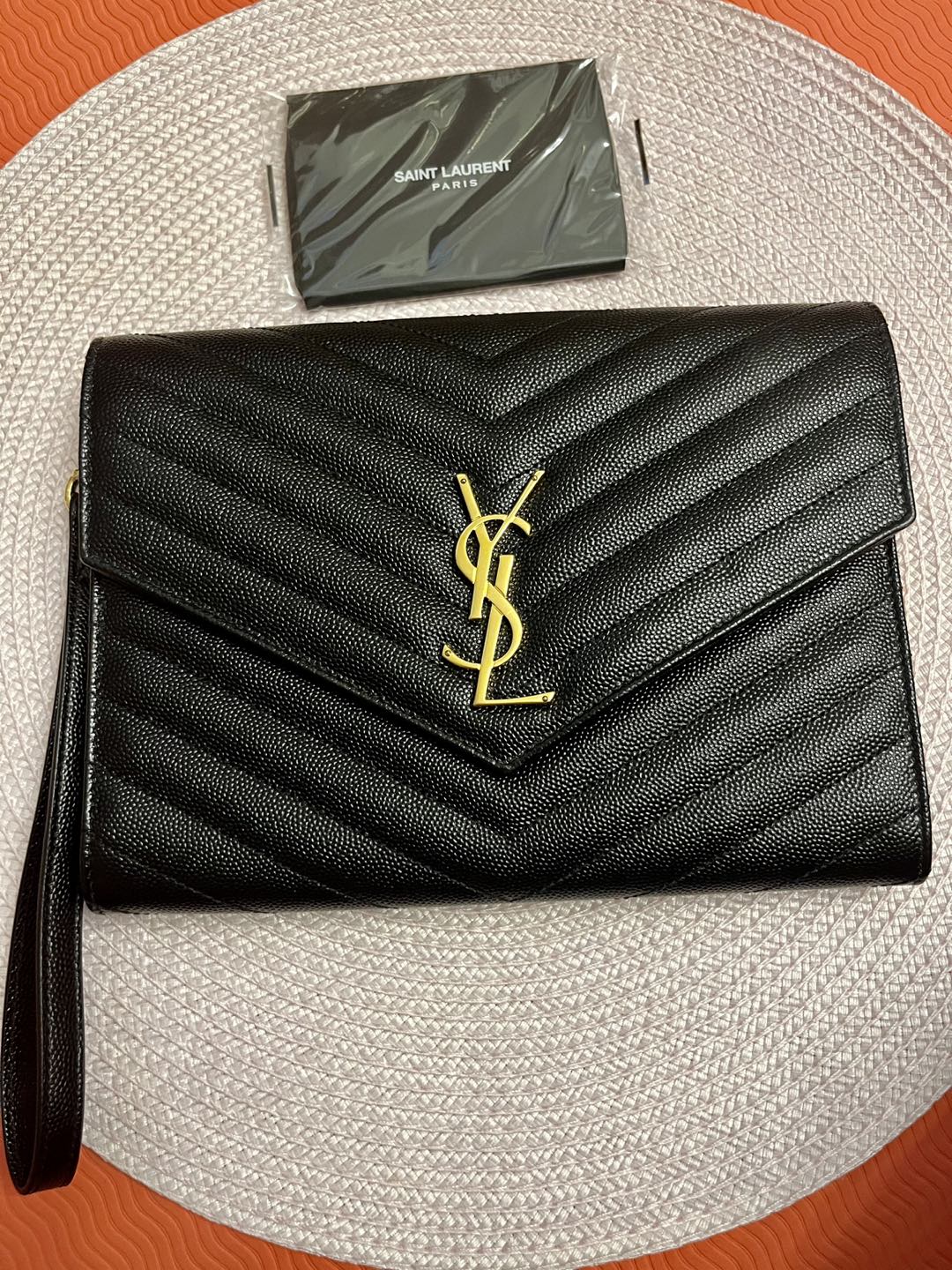 New YSL CASSANDRE MATELASSÉ FLAP POUCH