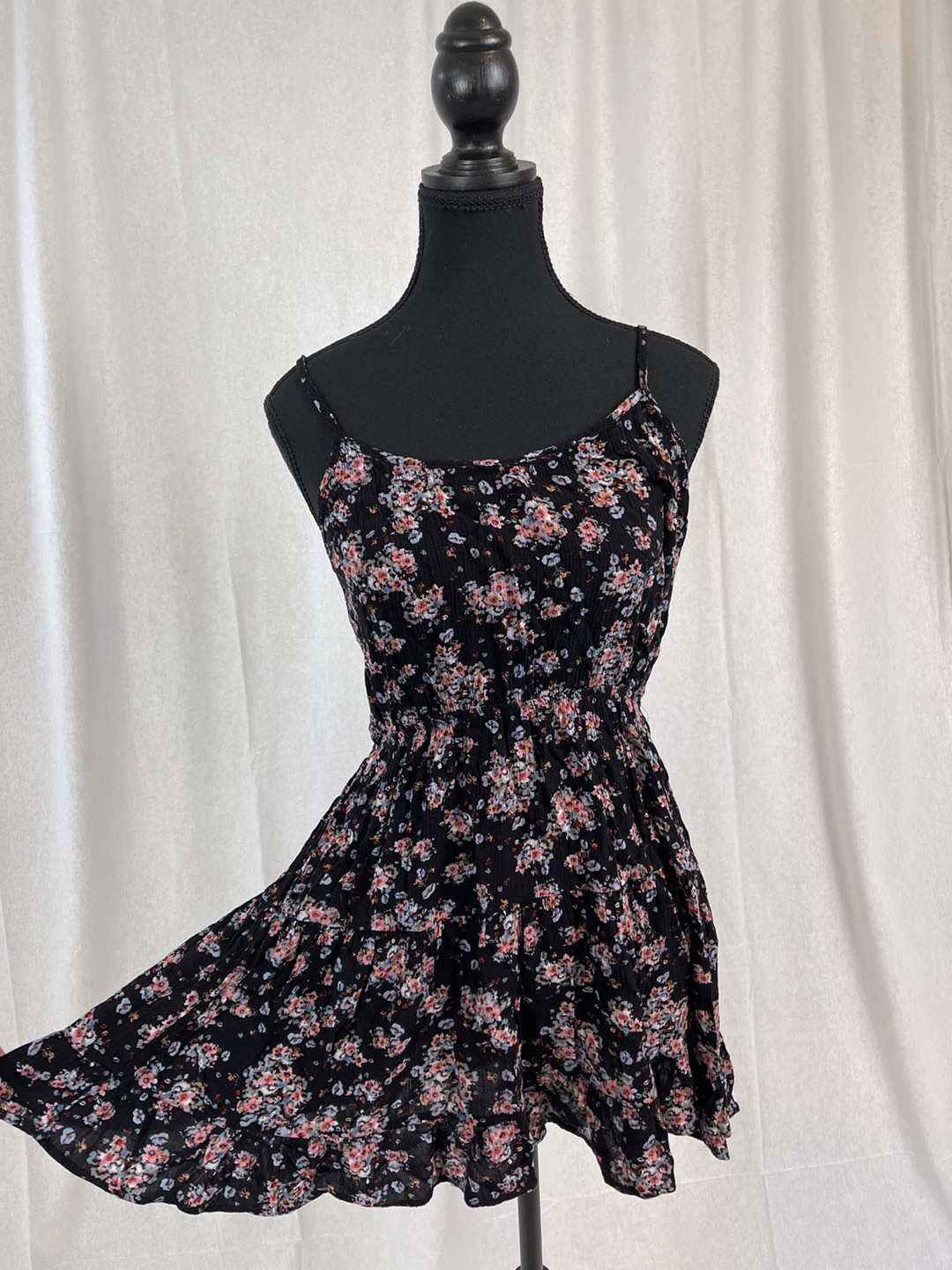 Pink Rose floral open-back summer dress - photo 2