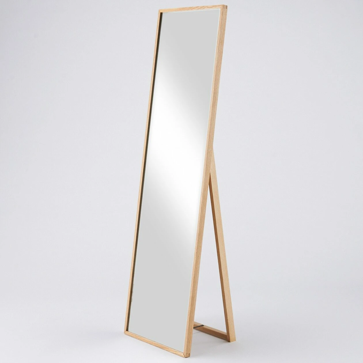MUJI Oak wood stand mirror  thumbnail