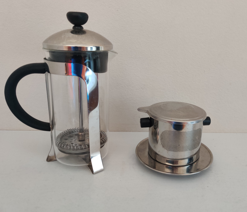 French Press and Tea strainer