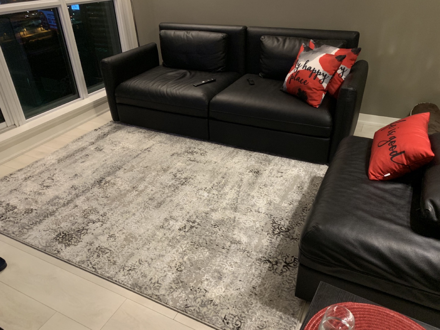 Leather sofa