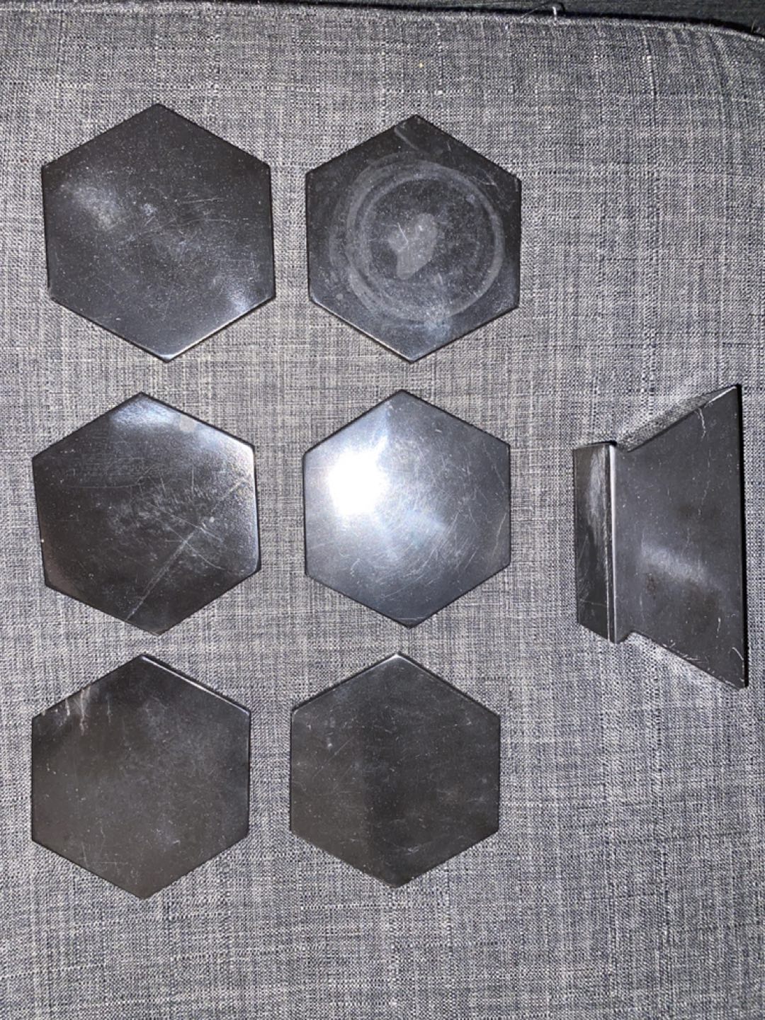 Black Stone/Marble Coasters