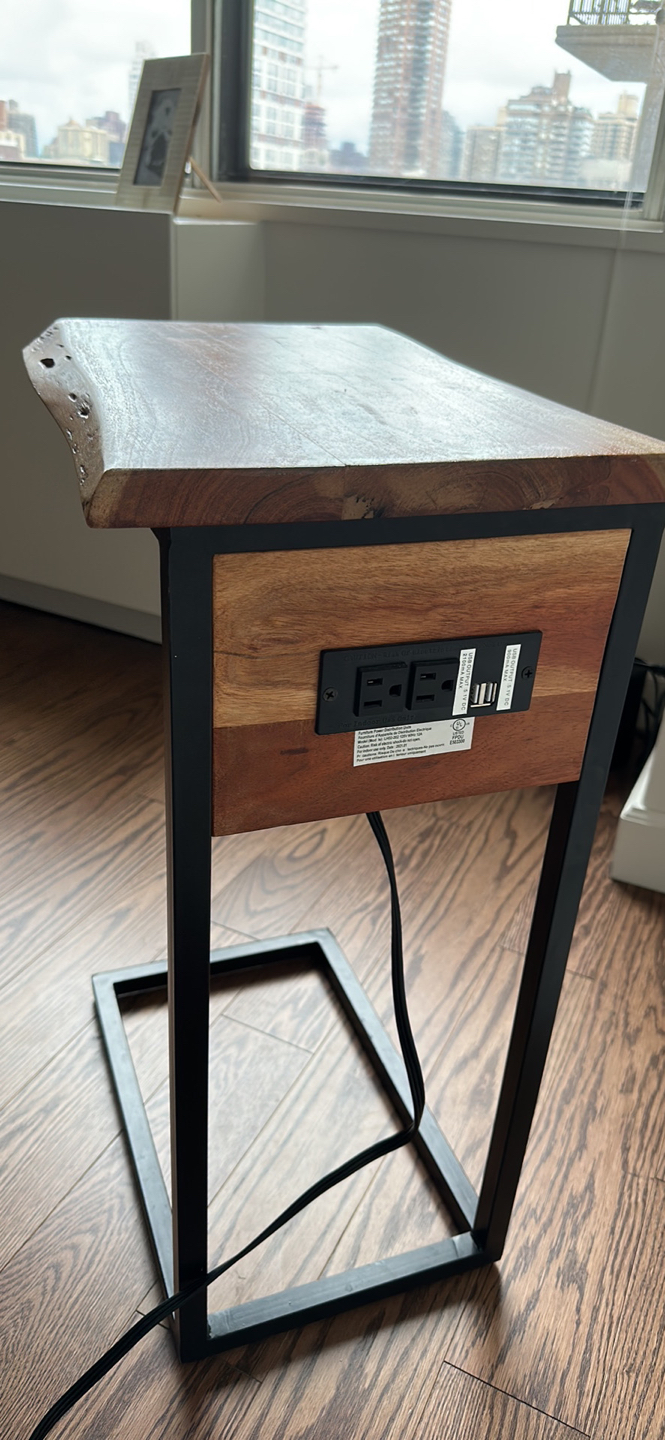 Wooden side table - photo 2