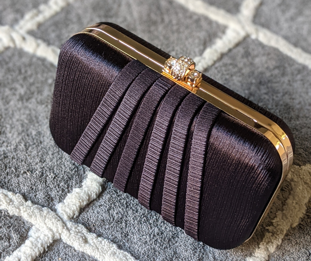 Black Fancy Clutch Purse  image indicator(2)