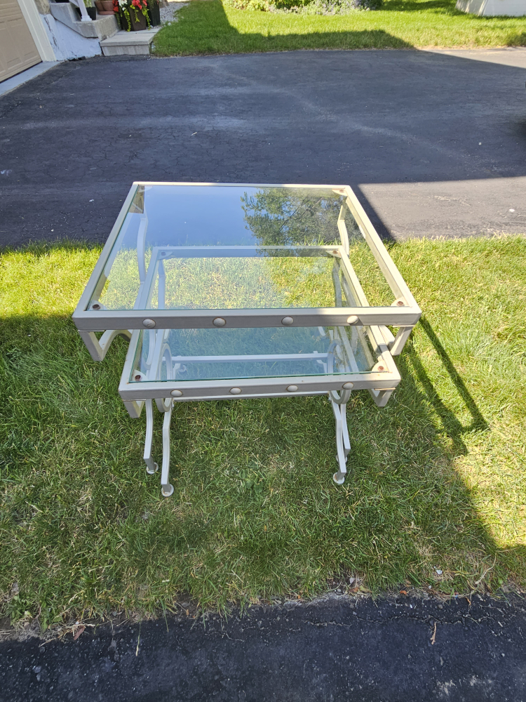 Patio Side Table Set