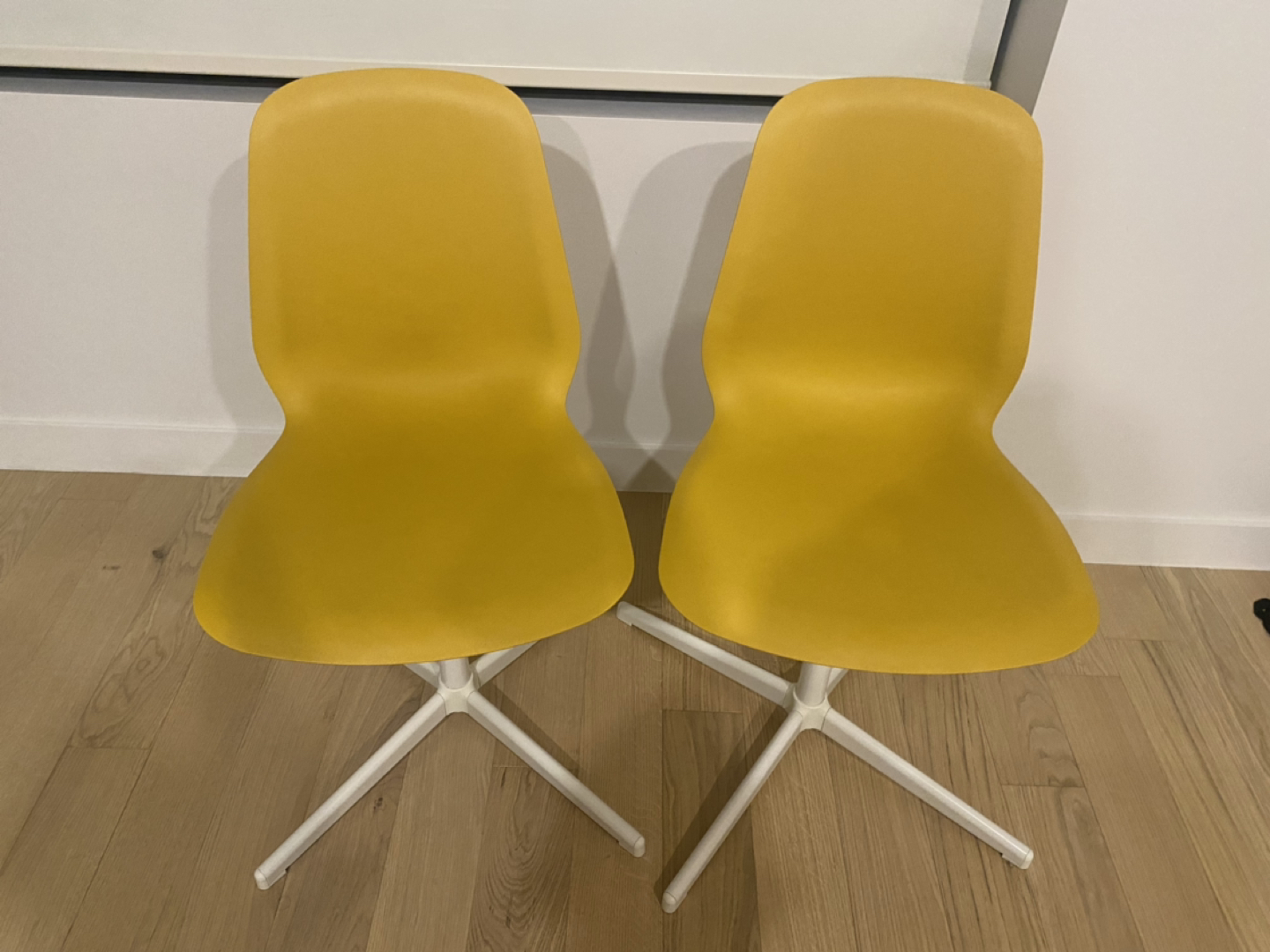 Ikea Leifarne Swivel Chair yellow