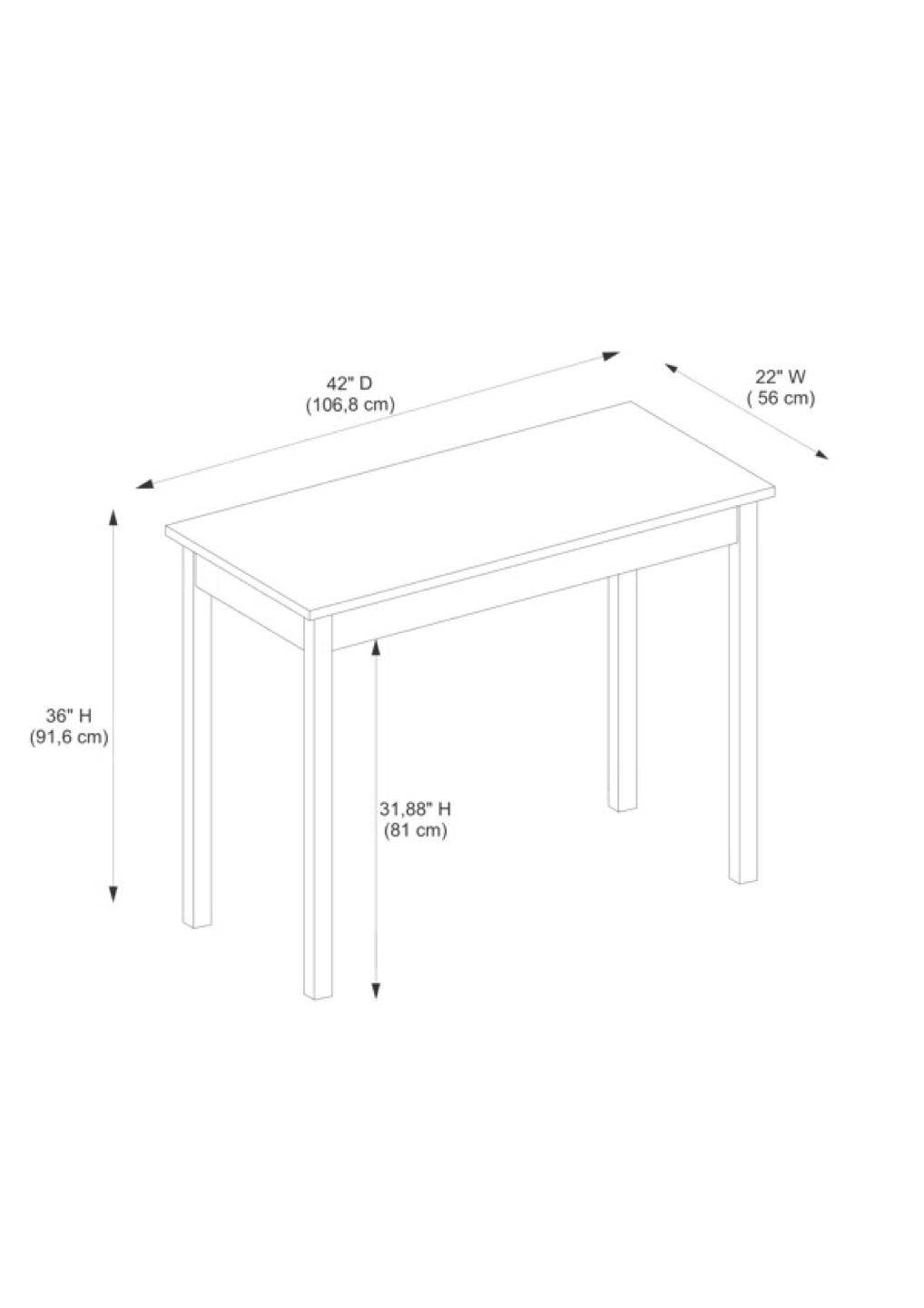 Two Person Dinning Table - photo 5