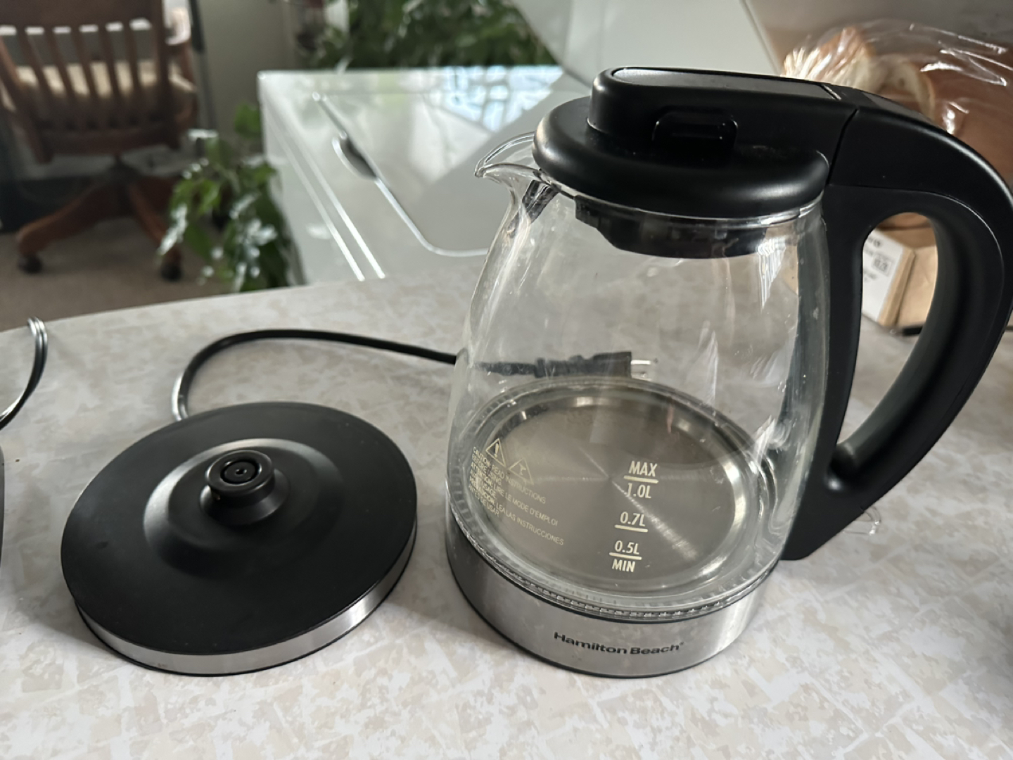 1L cordless kettle