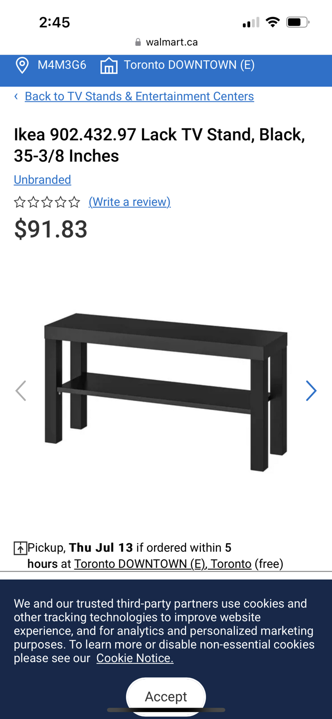 IKEA bench