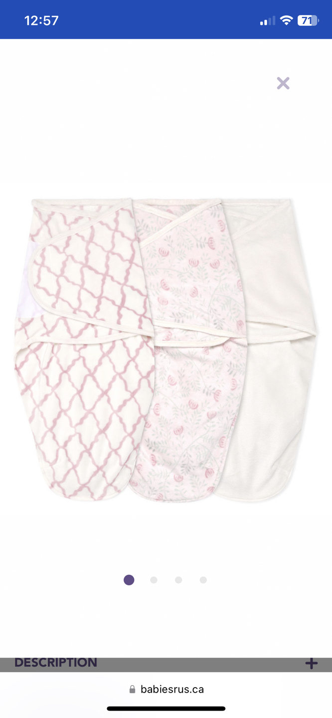 Aden + Anais swaddle wrap 0-3months - photo 2