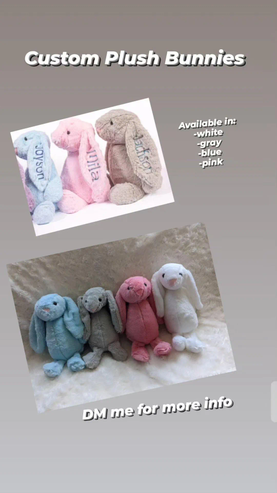 Custom Plush Bunnies