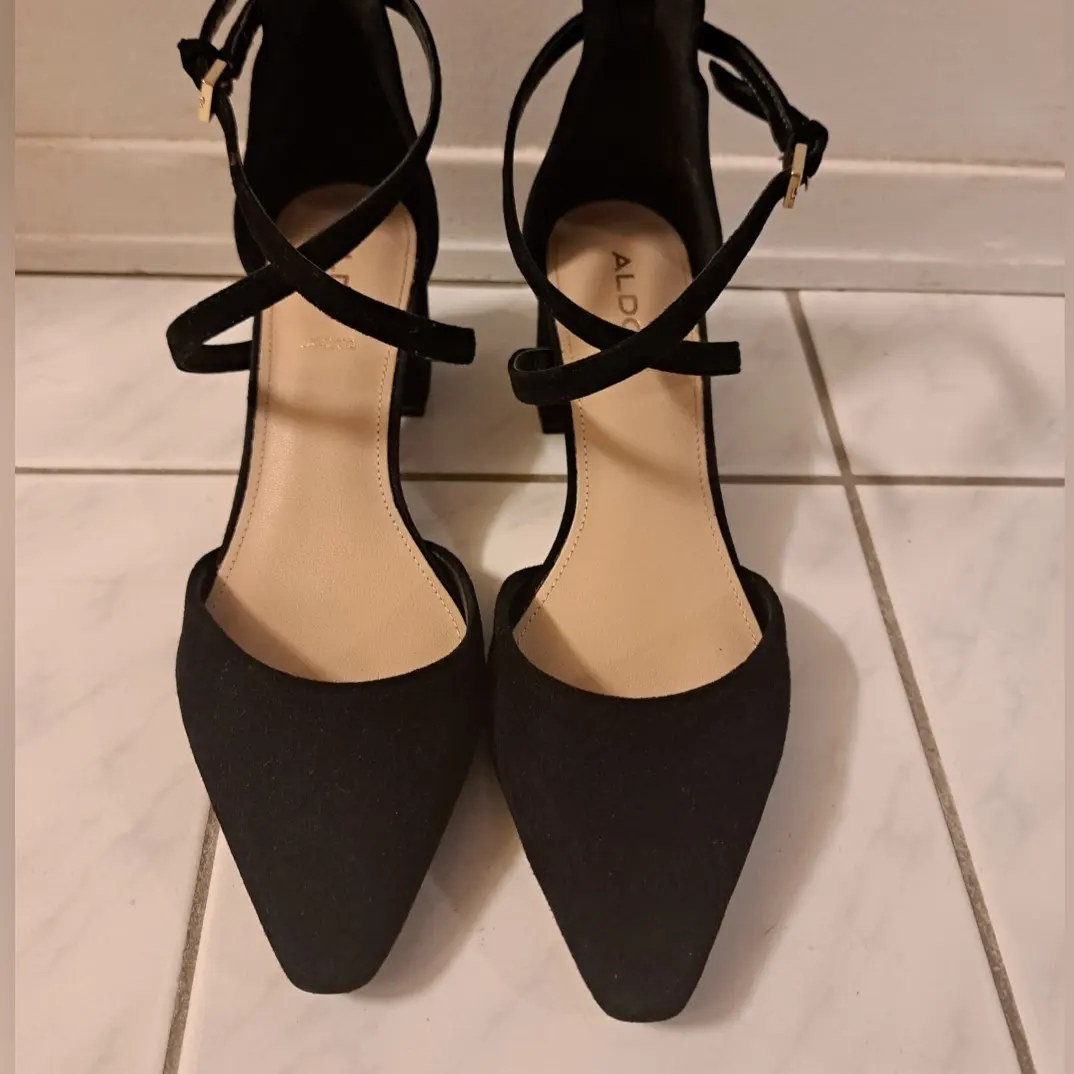 Faux Suede Aldo Heels thumbnail