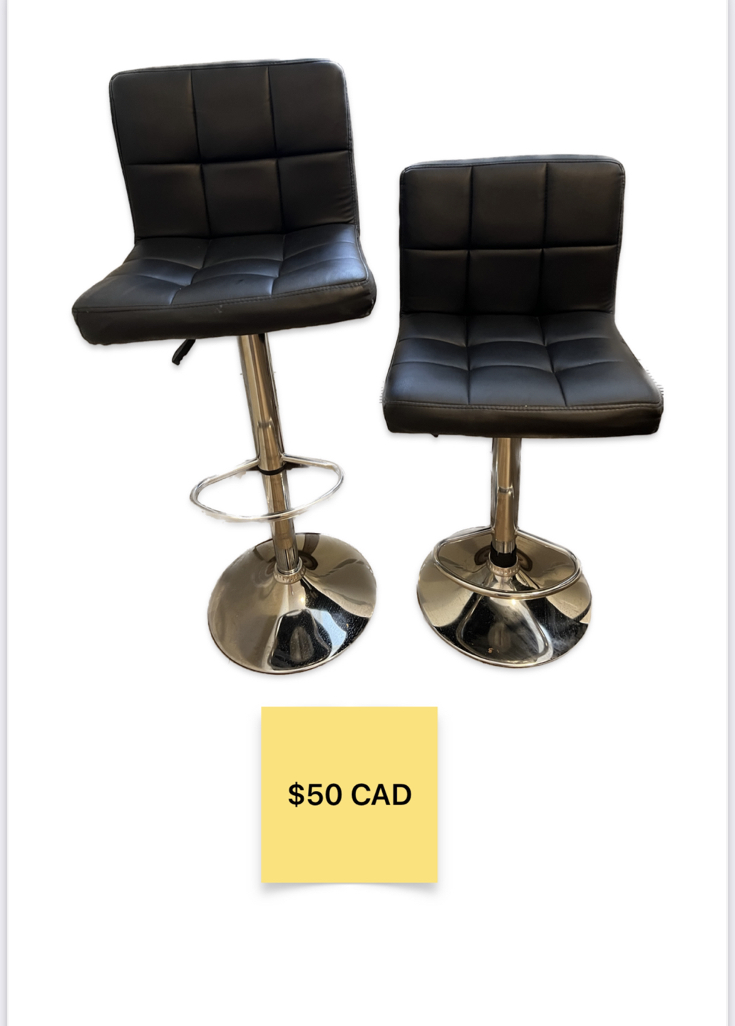 Brand new - 2 Bar chairs for $50