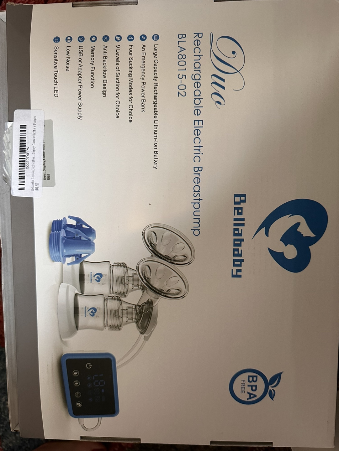 Bella baby breast pump thumbnail