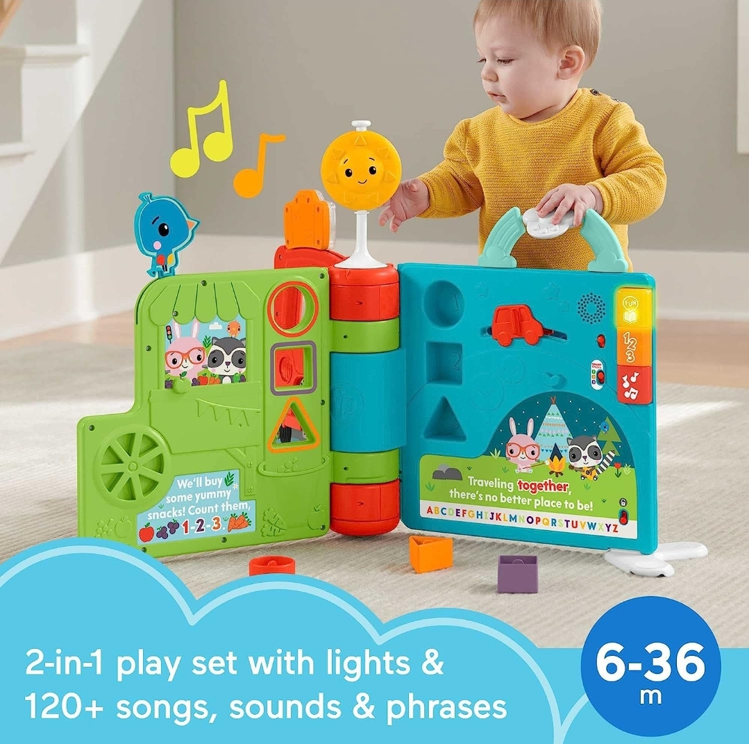Fisher-Price Sit-to-Stand Giant Activity Book