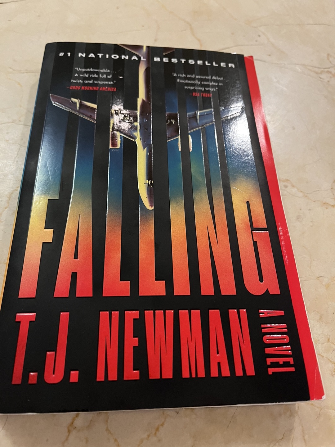Falling by T.J Newman  book💰 thumbnail