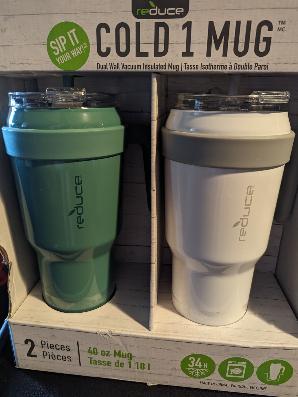 REDUCE 40 oz cold mug, new thumbnail