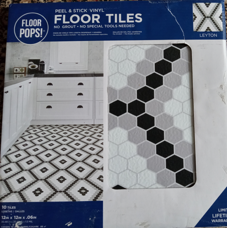Peel & Stick Vinyl Floor Tiles