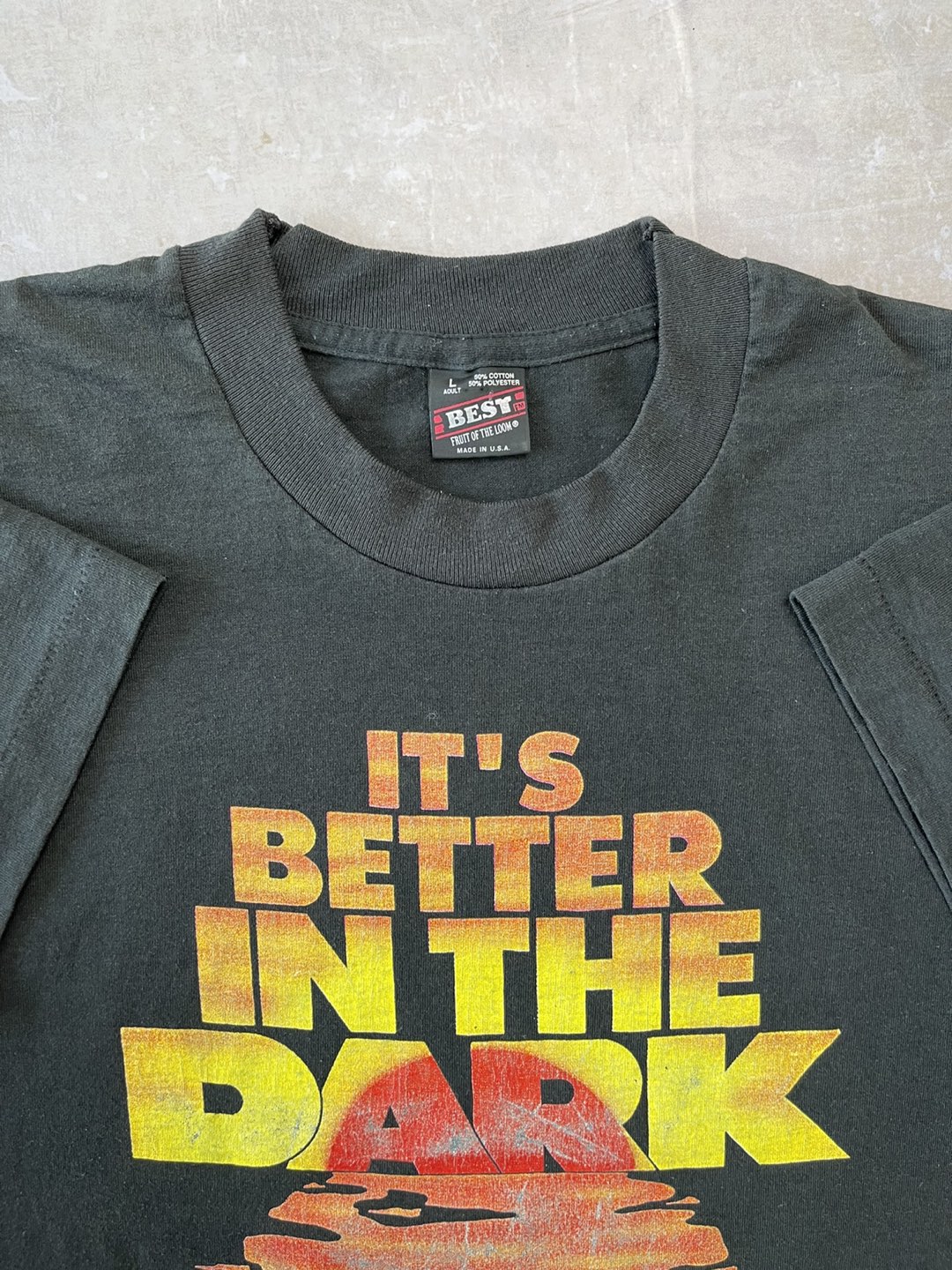 Vintage Faded Black T-shirt Myers’s Original Dark Rum image indicator(4)