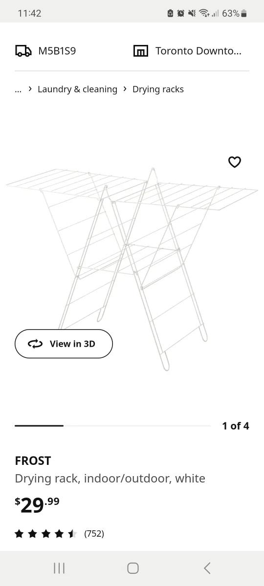 IKEA drying rack thumbnail