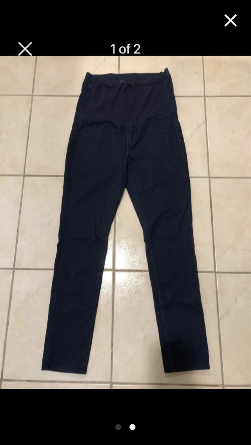 UNIQLO MATERNITY DENIM LEGGINGS PANTS Size:Medium image indicator(7)