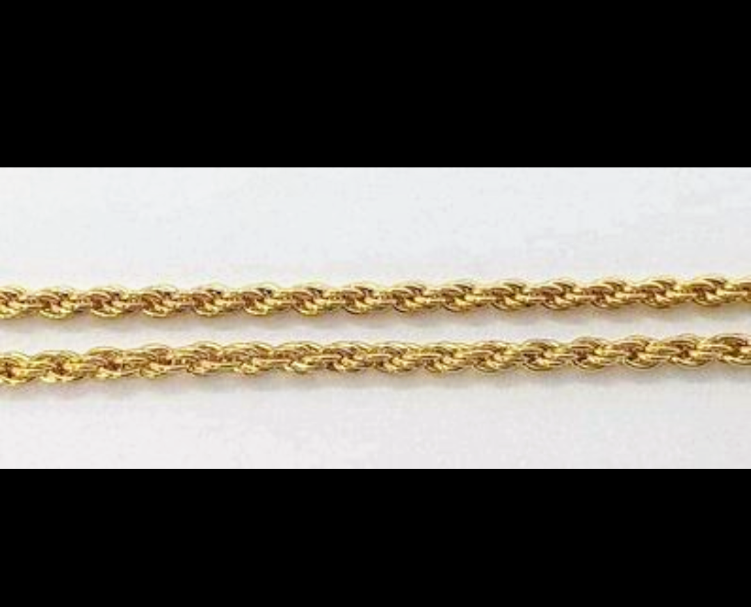 Rope Chain & Bracelet Set Gold Plated image indicator(3)