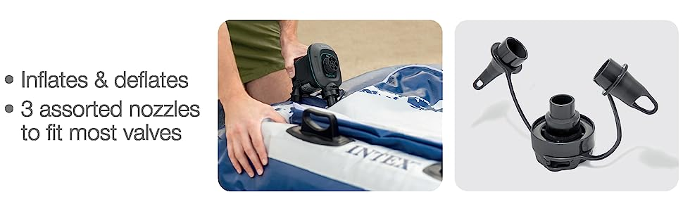 Portable Intex Quick-Fill Ac Electric Air Pump, 110-120V - photo 3
