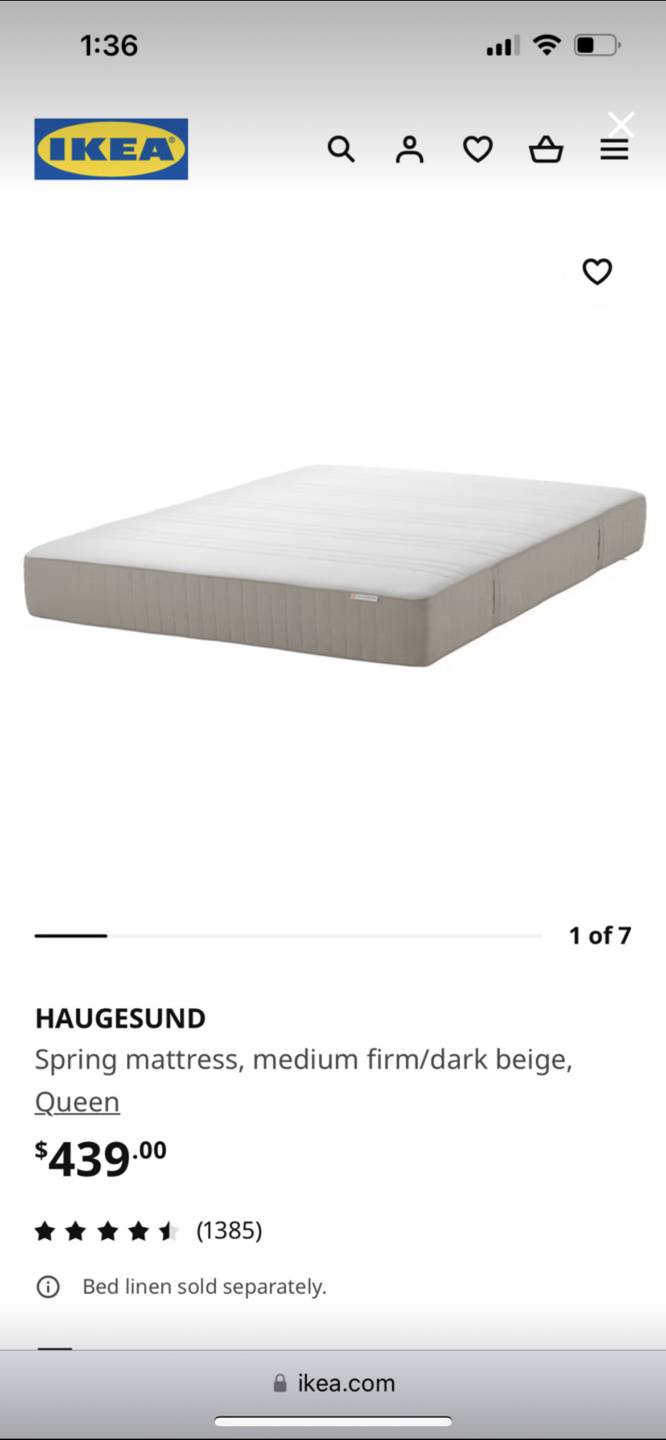 Ikea Queen size mattress - photo 2